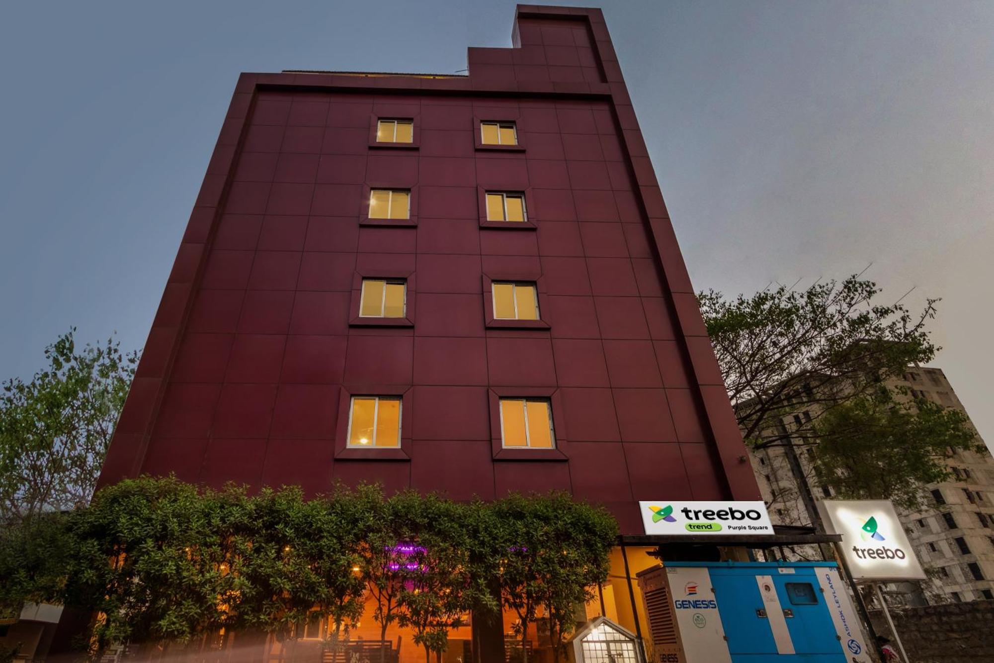 Treebo Purple Square Hotel Hyderabad Eksteriør billede